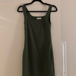Aritzia Contour Squareneck Mini Dress
